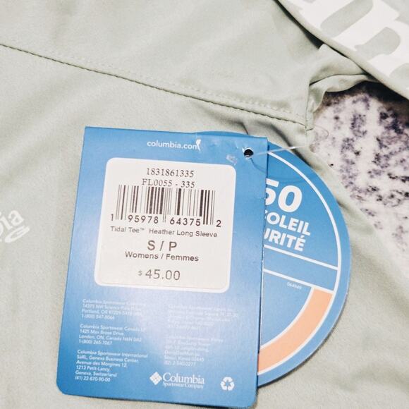 Women's Columbia PFG Tidal Tee Long Sleeve Shirt size small - Picture 5 of 5